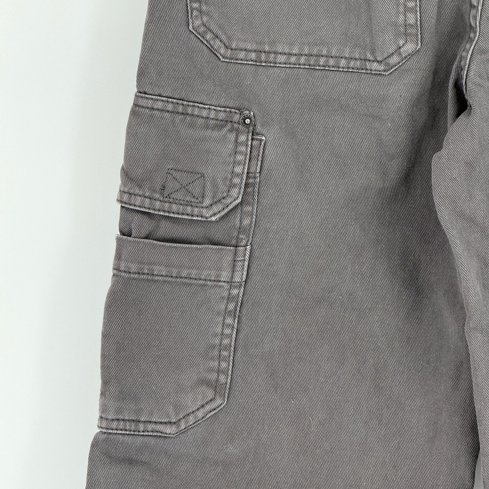 Garage Y2K Gray Cargo Pants Utility Pocket Low‎ Rise Size 01 - Picture 6 of 7